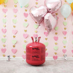 Heart-shaped balloons