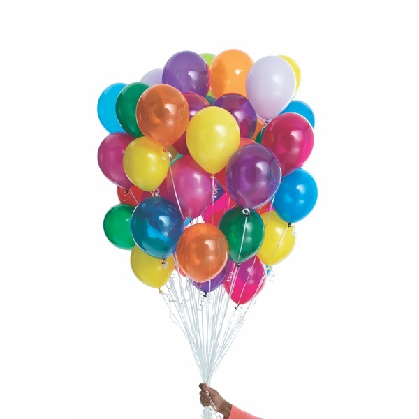 50 latex balloons