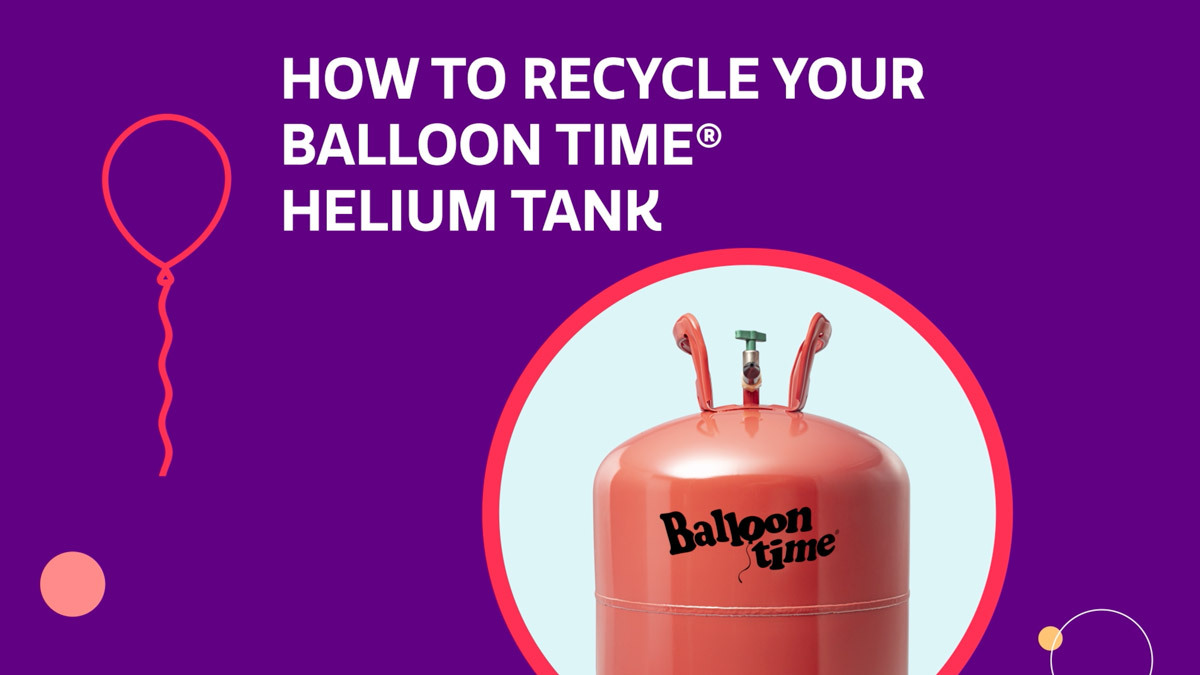 How to recycle your balloon time helium tank