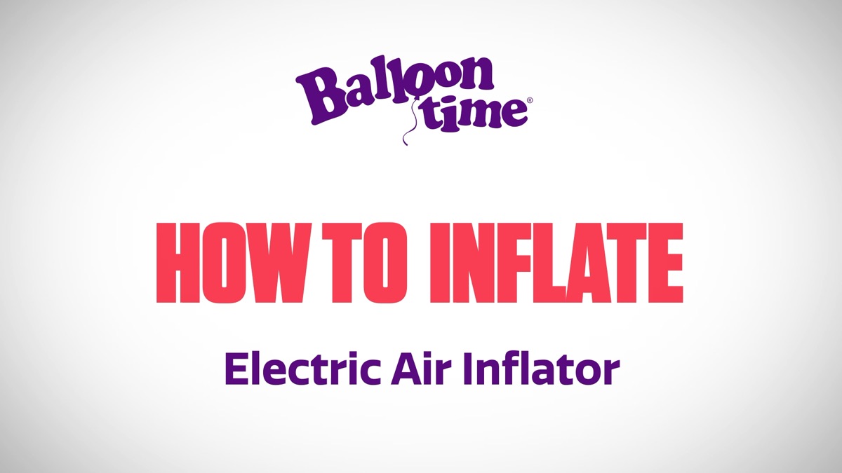 How to Inflate using the Electric Air Inflator