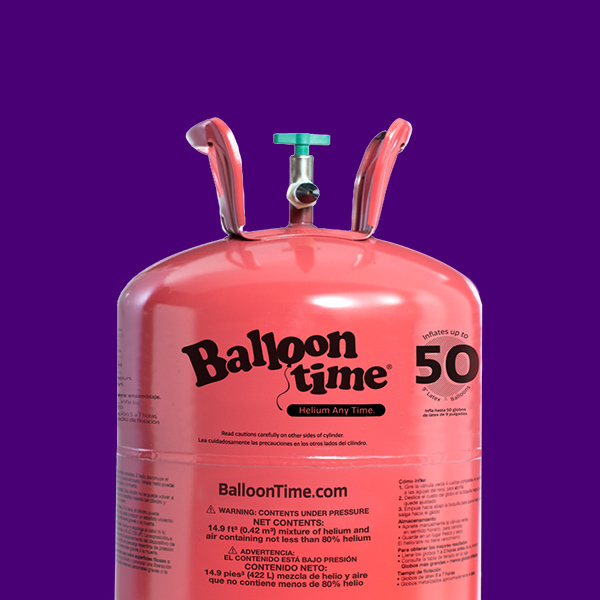Balloon Time jumbo helium tank