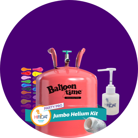 Balloon Time Party Pro Jumbo Helium Kit packaging