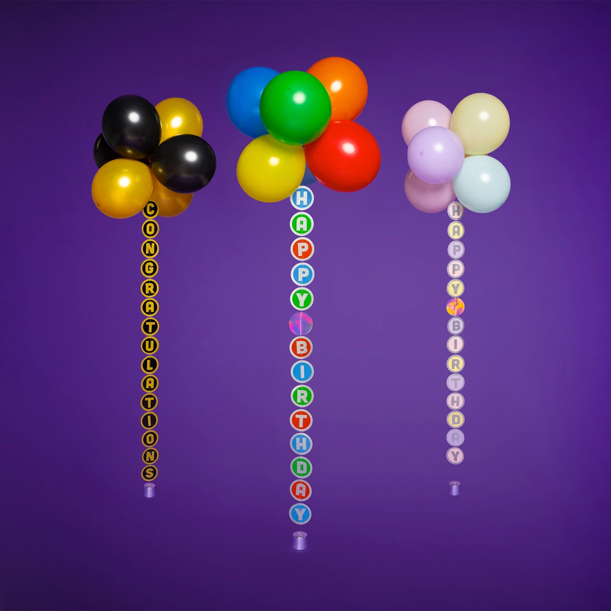 Balloon Time Balloon Tails with floating balloons
